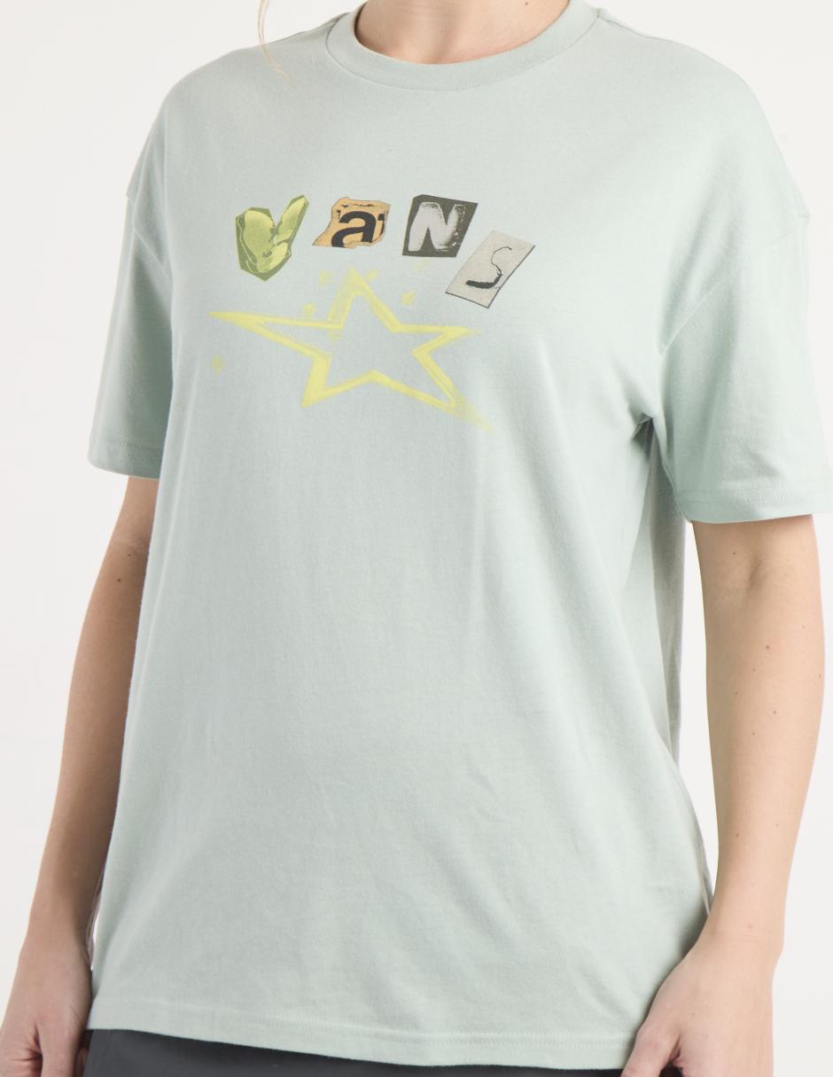Playera manga corta Vans cuello redondo para mujer