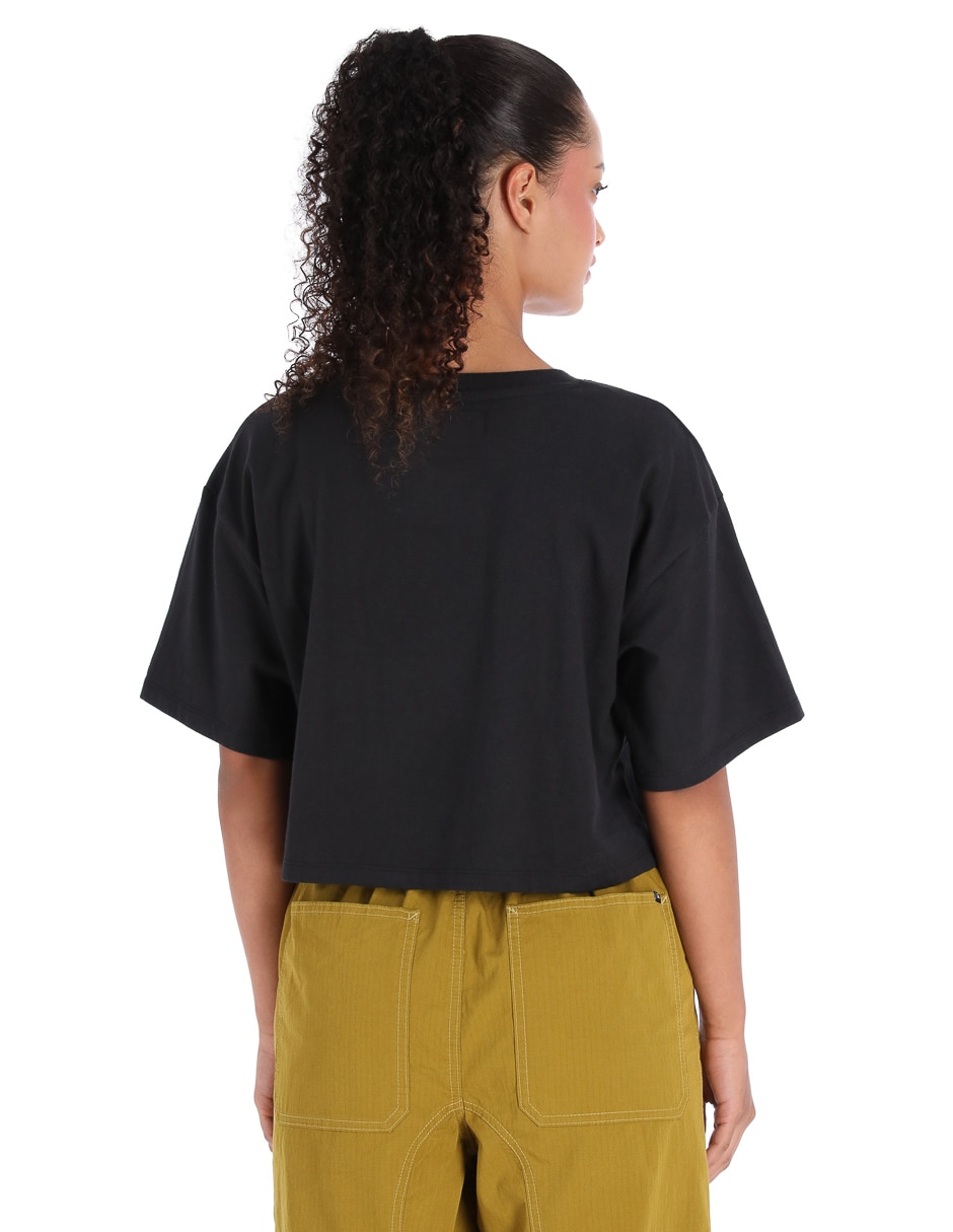 Playera manga corta Classic Script cuello redondo mujer 2