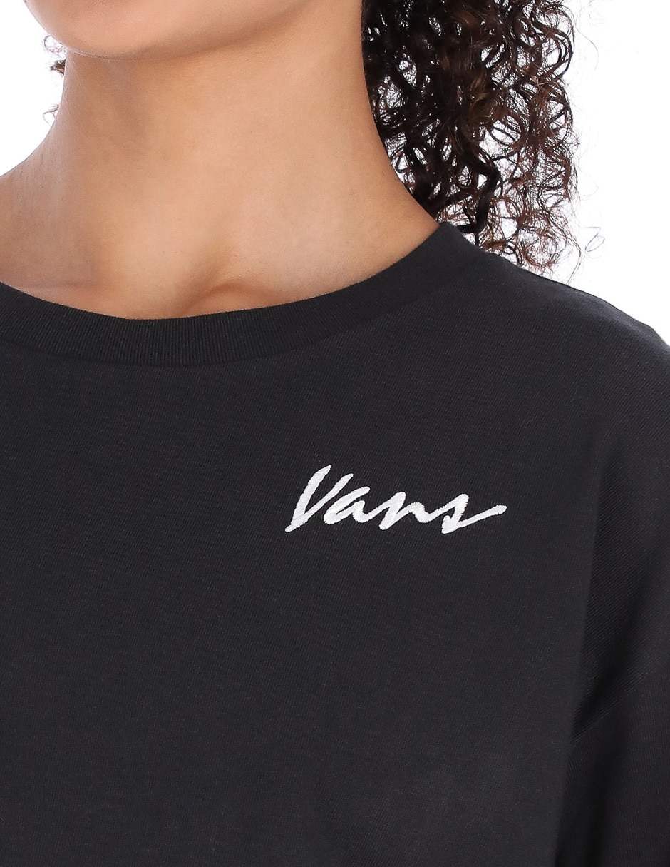 Playera manga corta Classic Script cuello redondo mujer 4