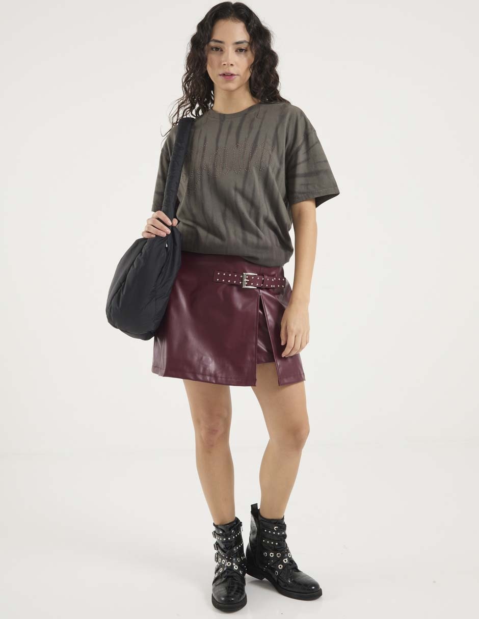 Playera manga corta Vans cuello redondo para mujer
