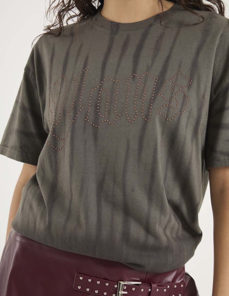 Playera manga corta Vans cuello redondo para mujer