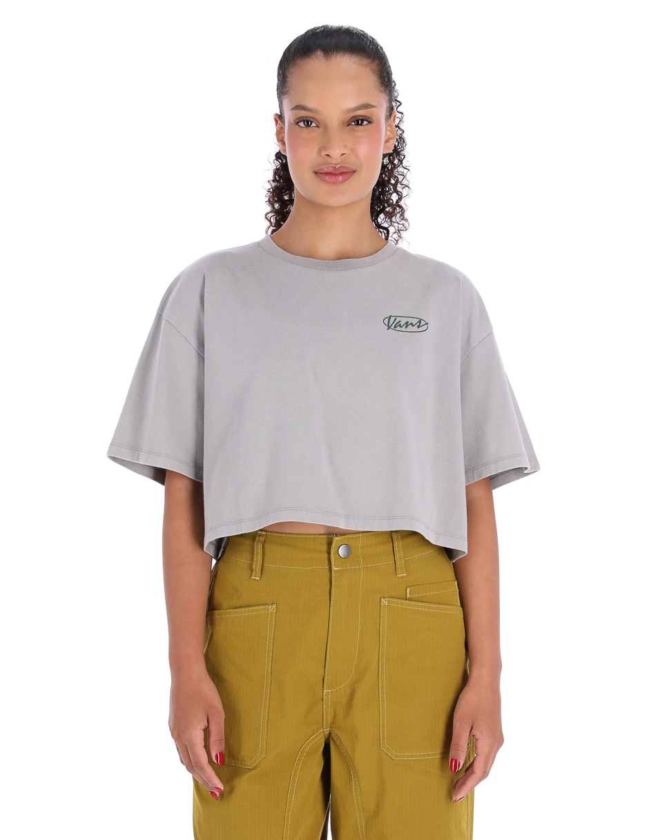Playera manga corta Vans cuello redondo para mujer