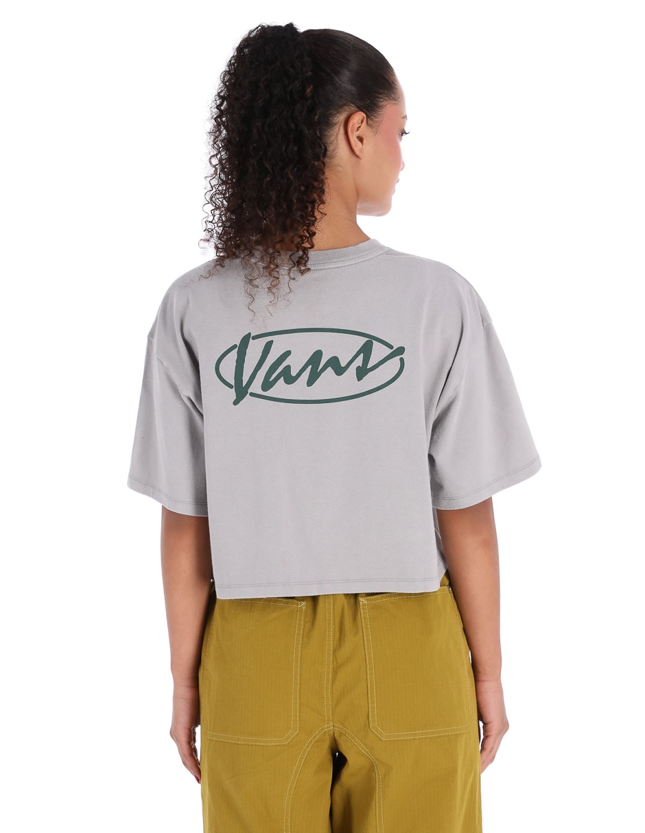 Playera manga corta Vans cuello redondo para mujer