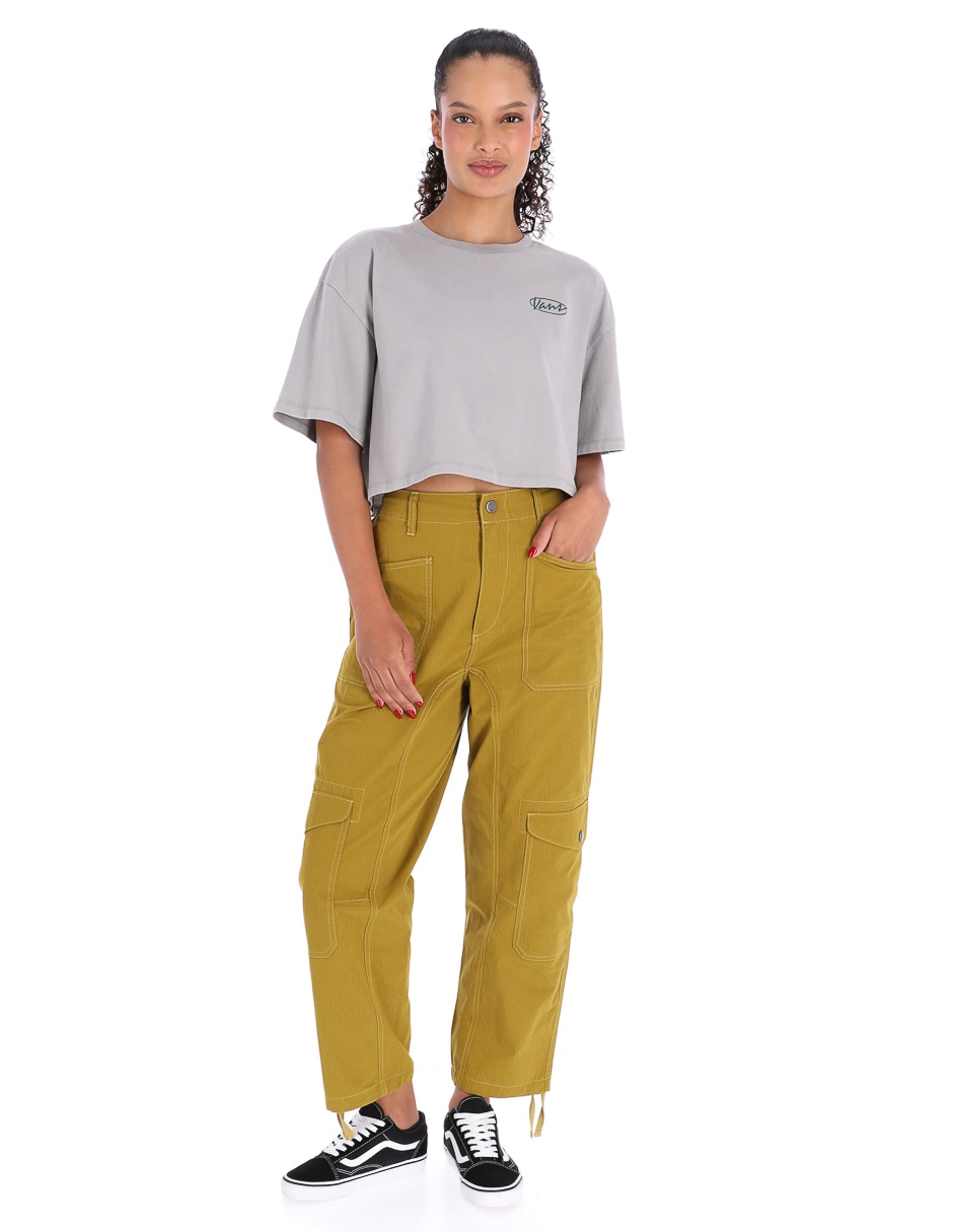 Playera manga corta Vans cuello redondo para mujer