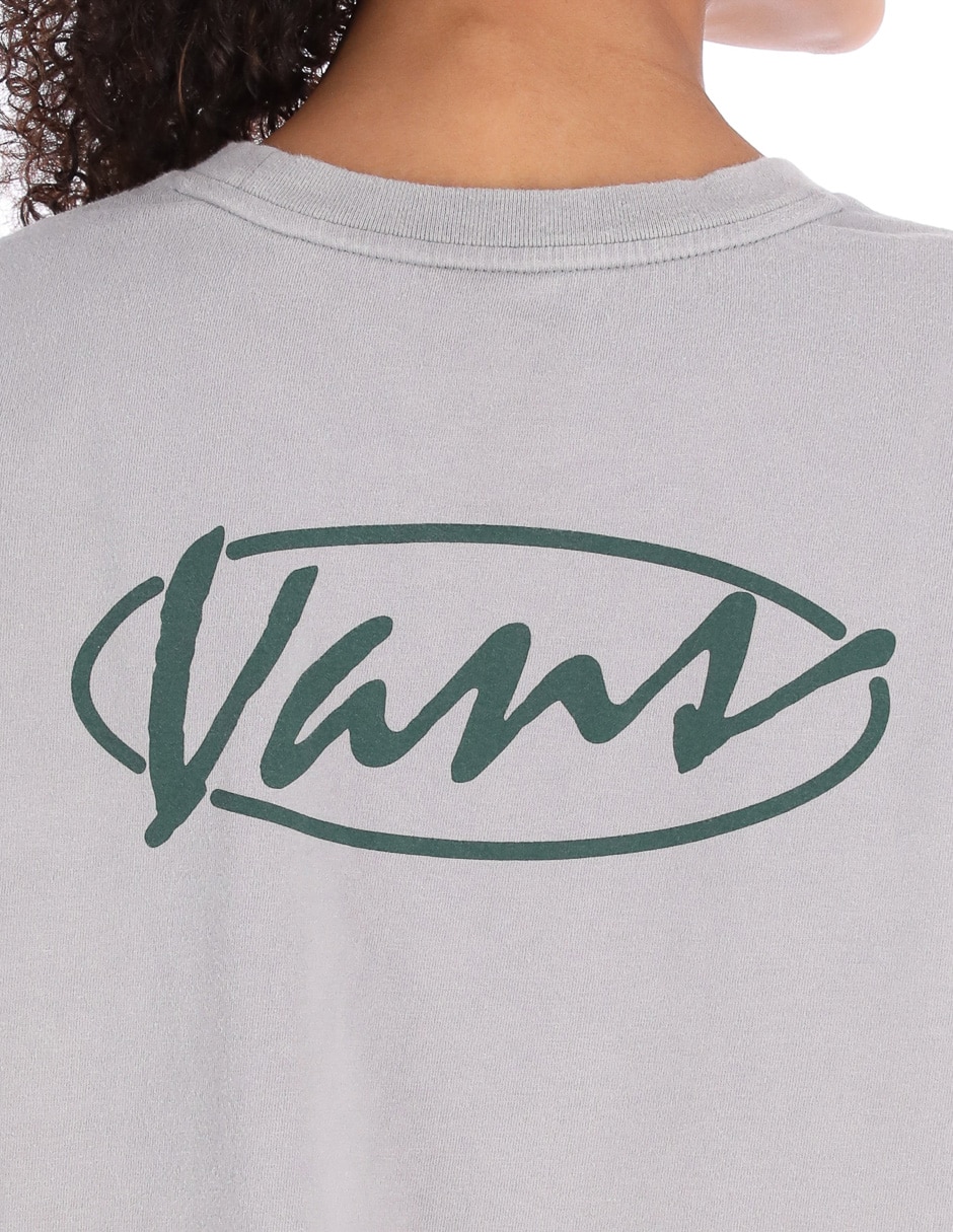 Playera manga corta Vans cuello redondo para mujer