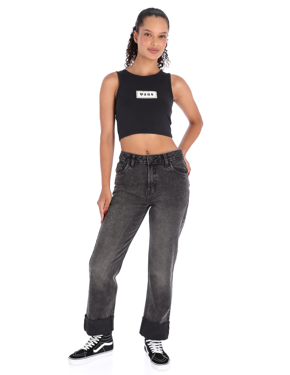 Jeans slim Vans Annabelle Leg Pant para mujer