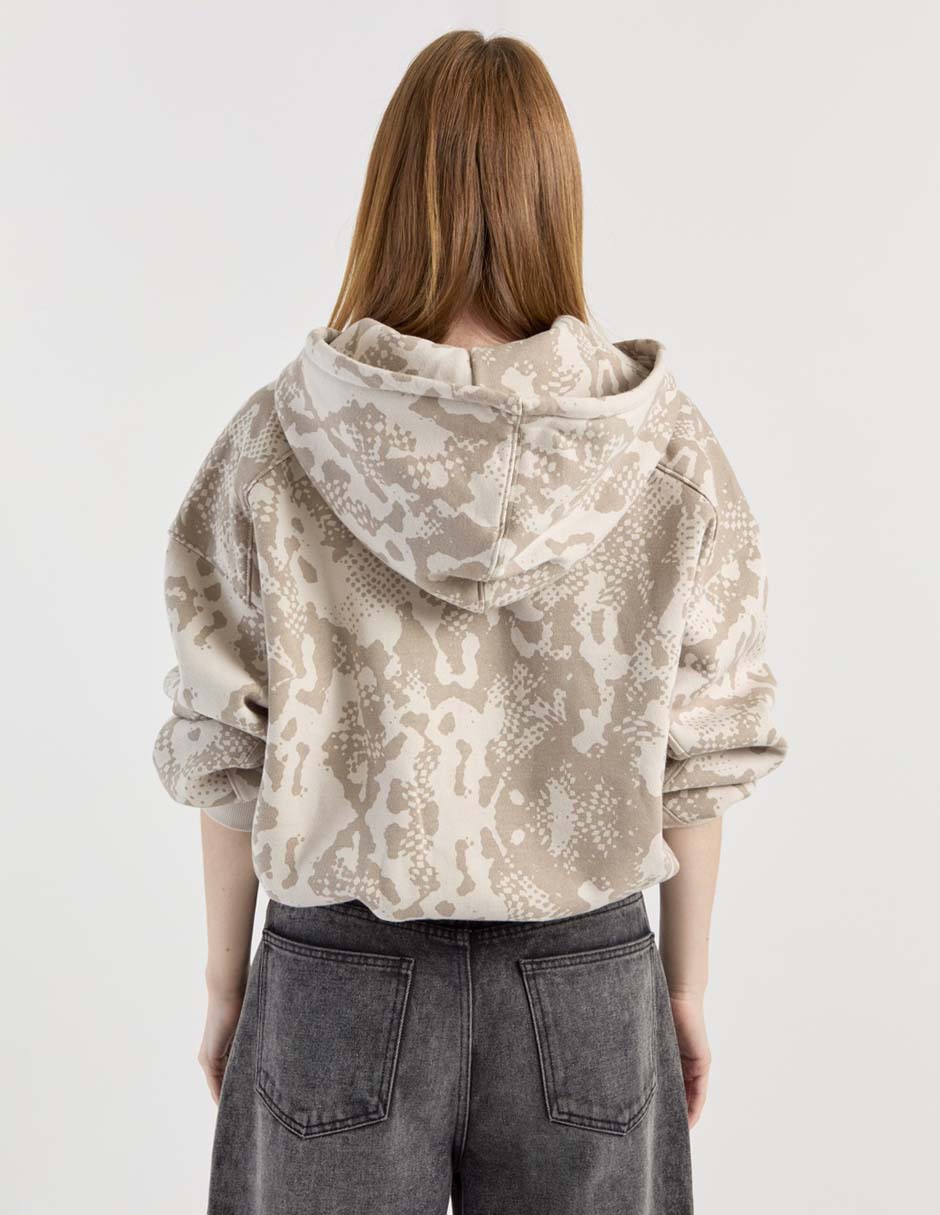 Sudadera con capucha y bolsa para mujer 2