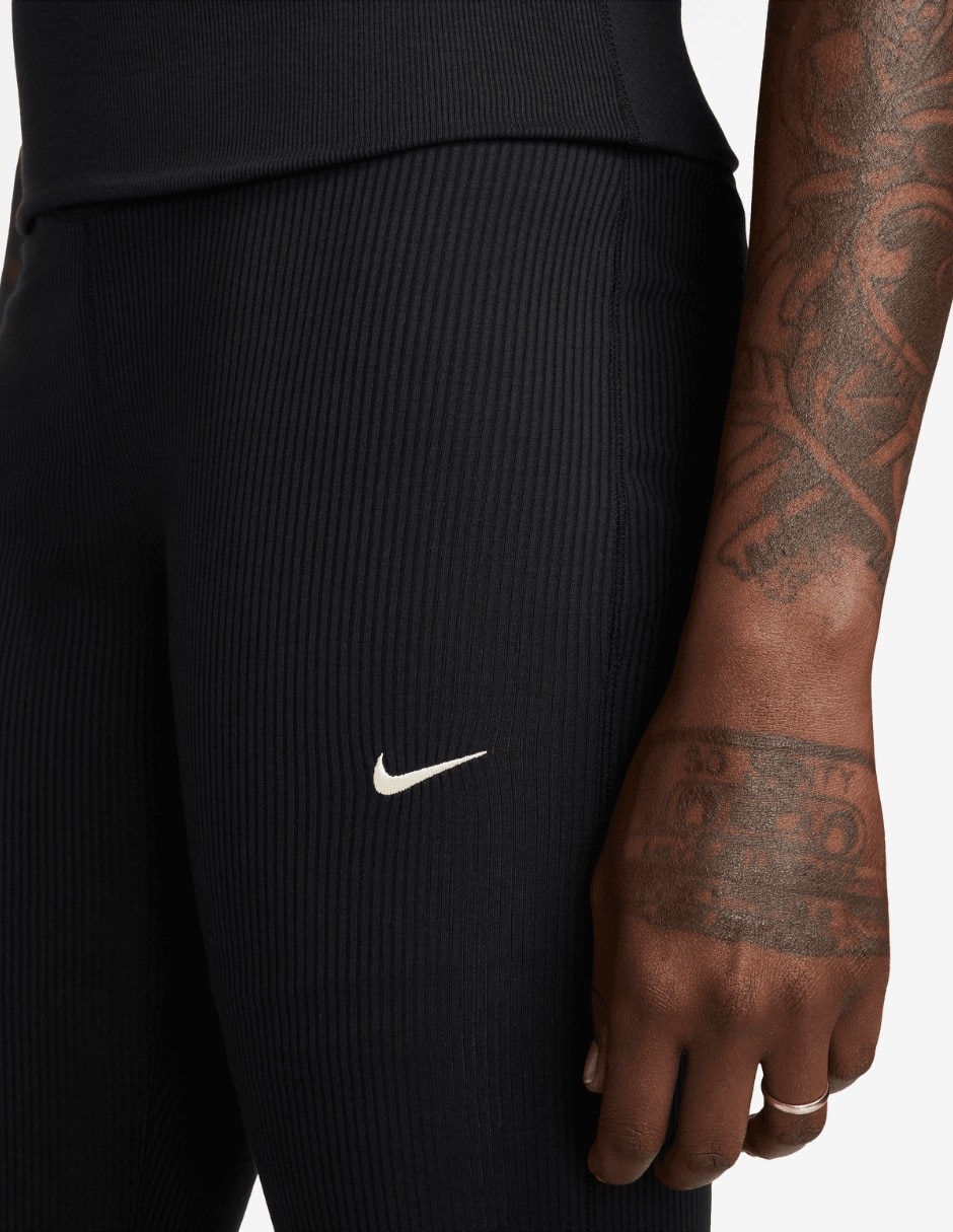 Pants regular Nike W Nsw Chill Knit con elástico para mujer