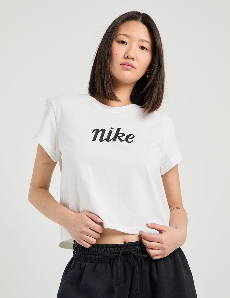 Playera manga corta cuello redondo para mujer 1