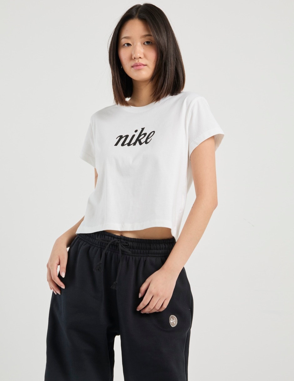 Playera manga corta cuello redondo para mujer 7
