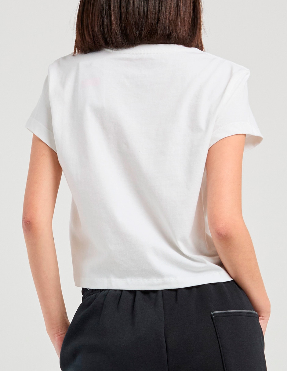 Playera manga corta cuello redondo para mujer 10