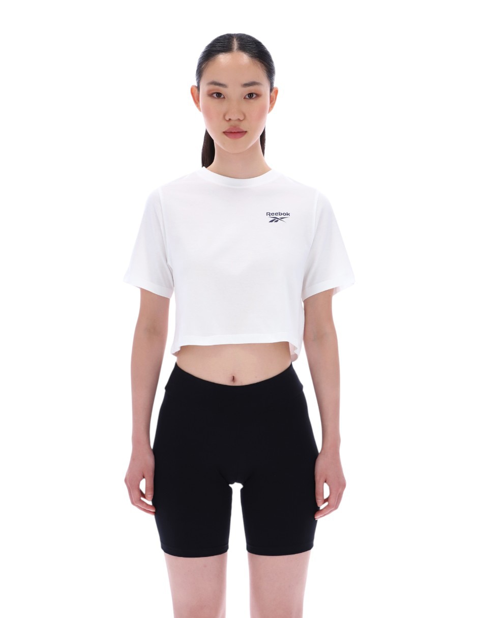 Playera manga corta cuello redondo para mujer 1