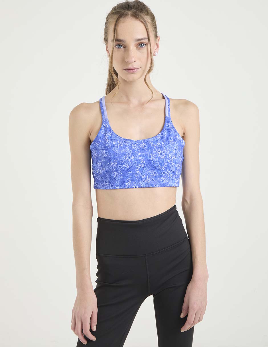 Top deportivo Becky G para entrenamiento mujer