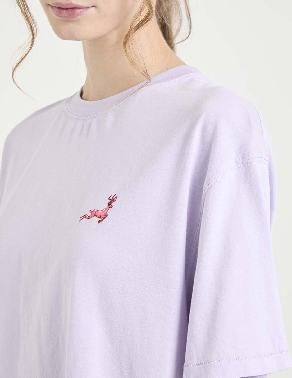 PLAYERA FABLETICS BOXY TEE, XCH, LILA