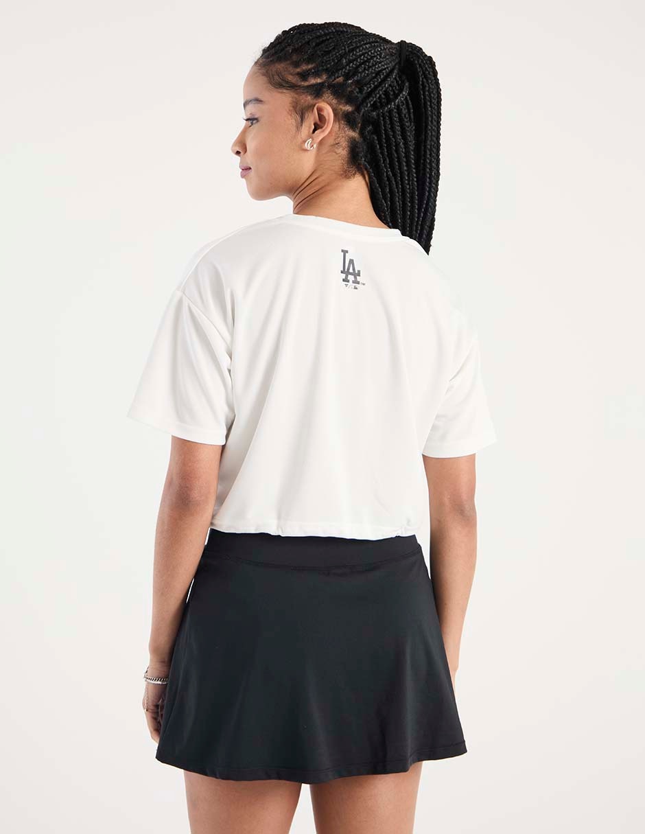 Playera manga corta Mlb cuello redondo para mujer