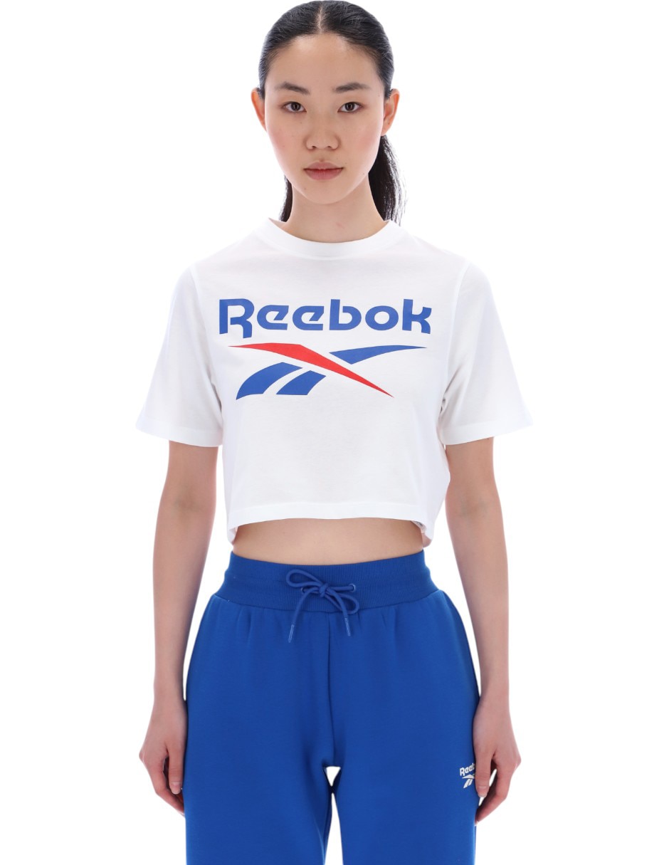 Playera manga corta Reebok Wmn's Lifestyle Core 2 cuello redondo para mujer
