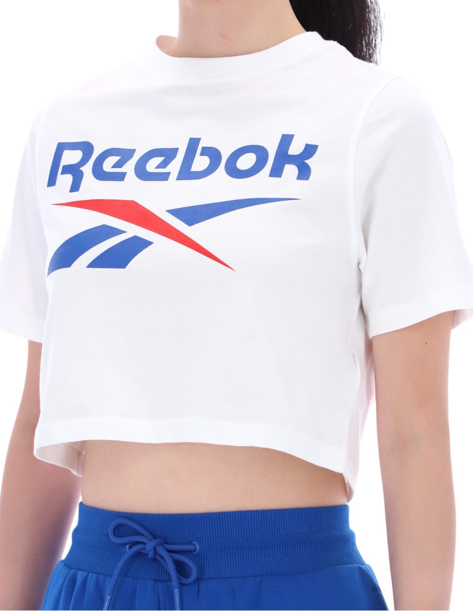Playera manga corta Reebok Wmn's Lifestyle Core 2 cuello redondo para mujer