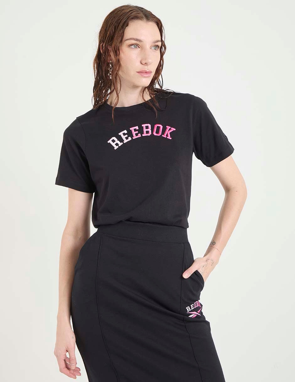 Playera manga corta cuello redondo para mujer 1