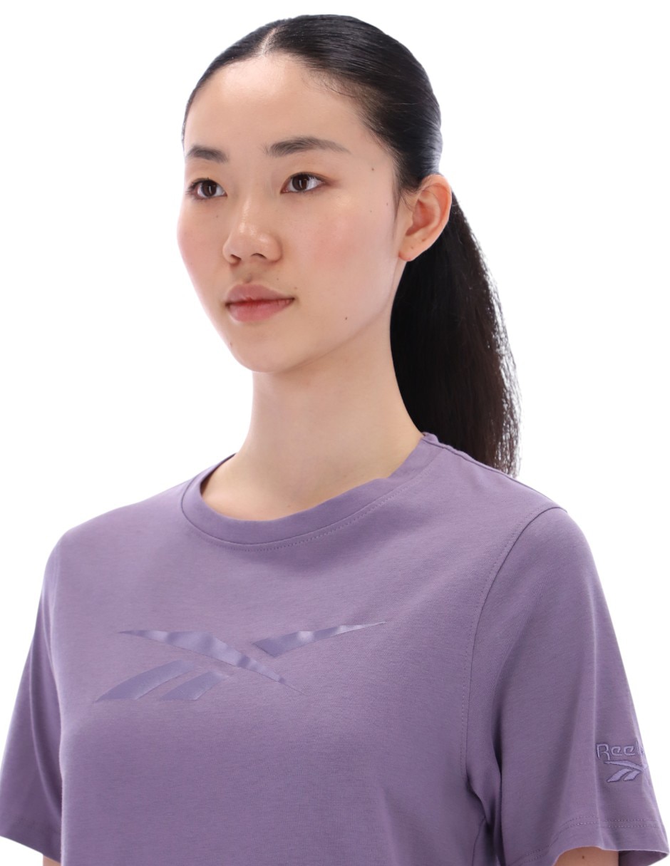 Playera manga corta Reebok cuello redondo para mujer