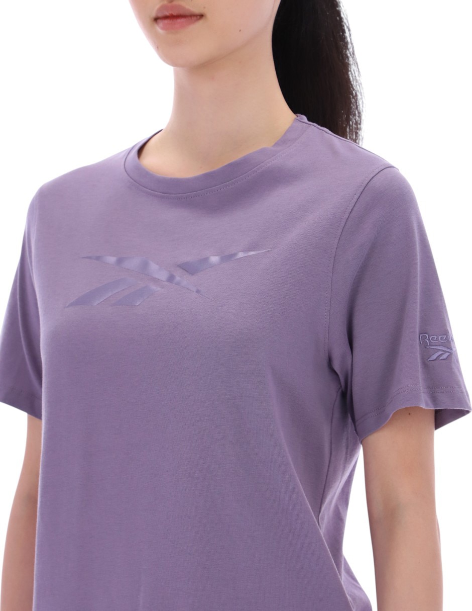 Playera manga corta Reebok cuello redondo para mujer
