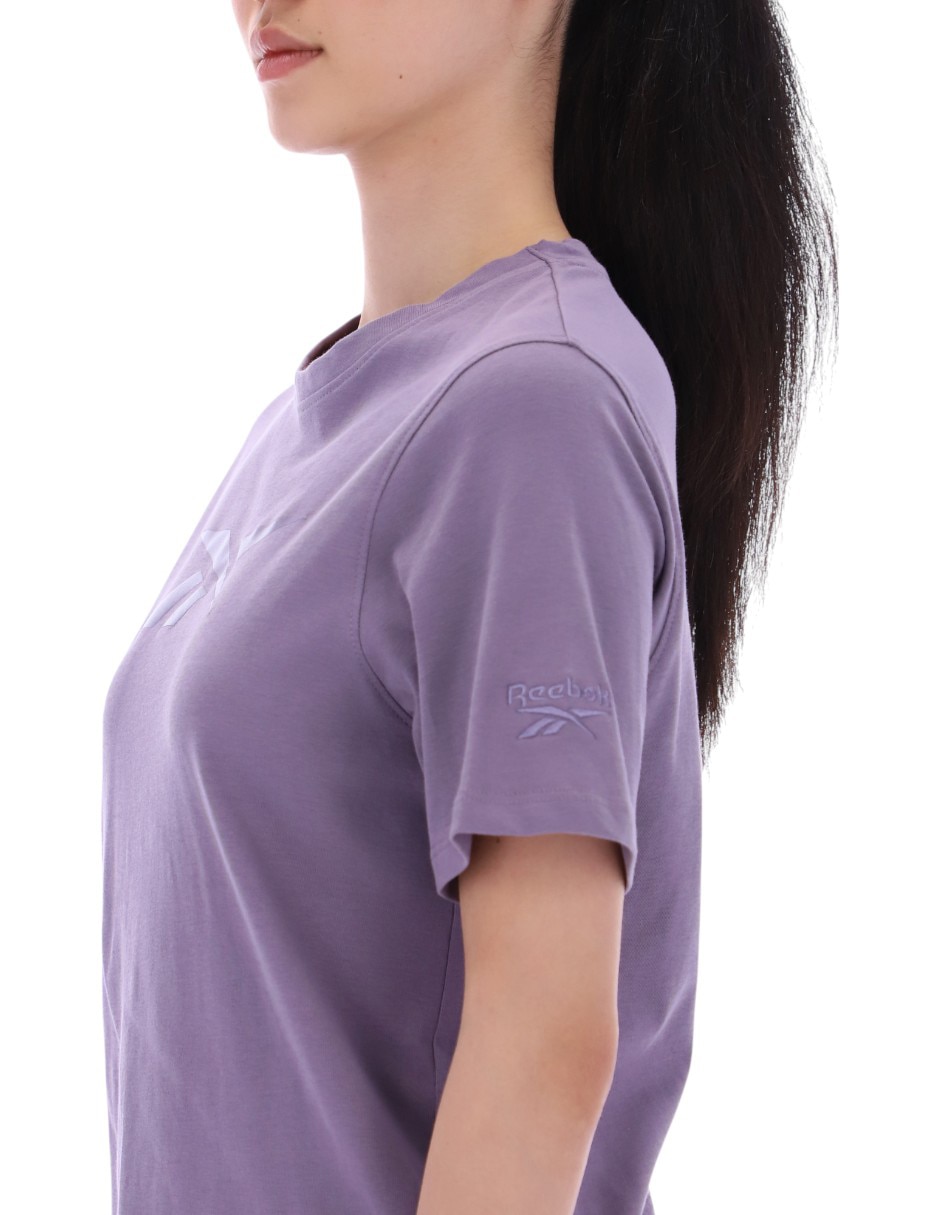 Playera manga corta Reebok cuello redondo para mujer