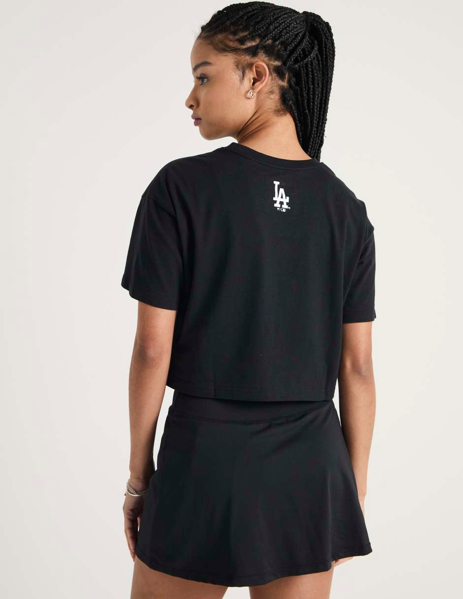 Playera manga corta Los Angeles cuello redondo para mujer 2