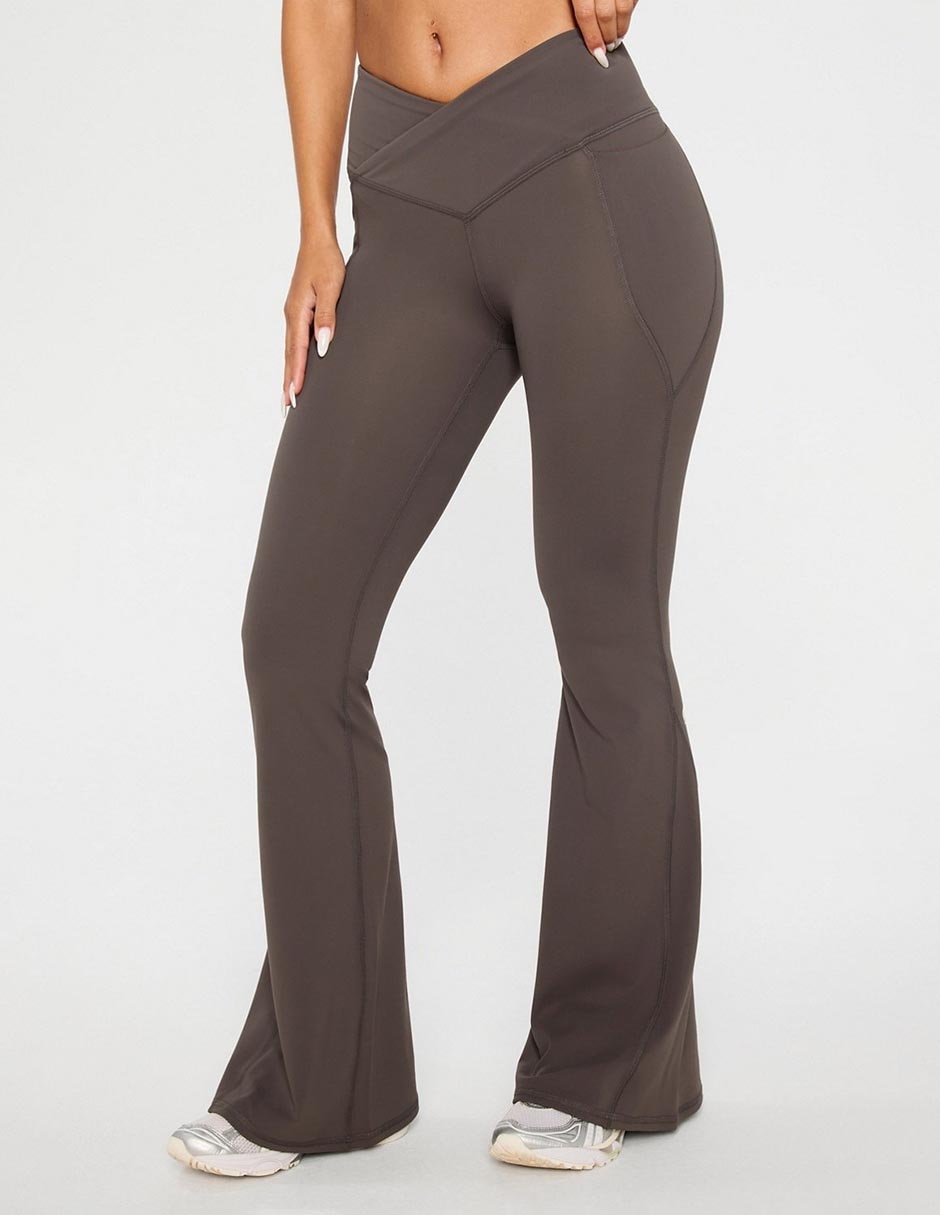 Pants regular con elástico para mujer Pants regular con elástico para mujer