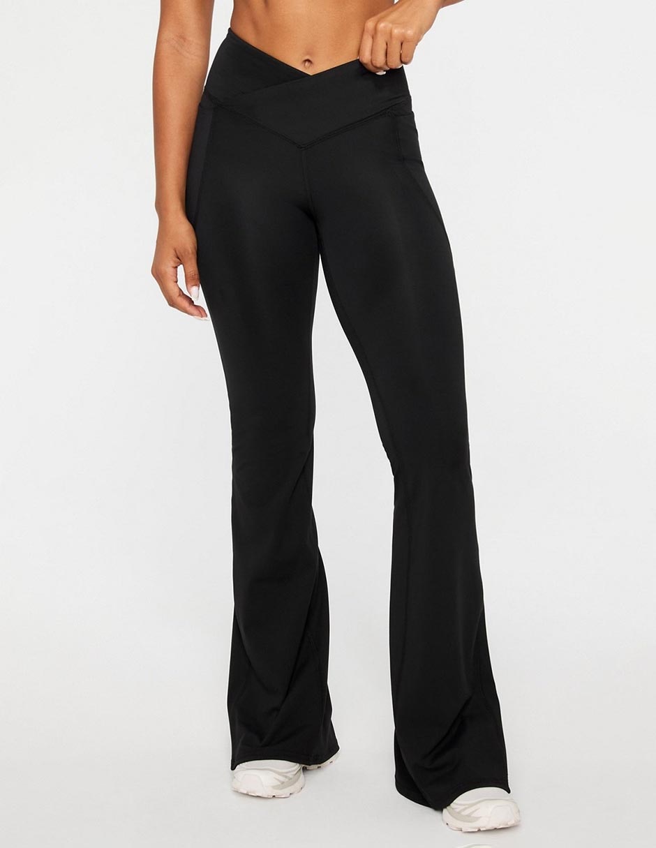 Pants regular con elástico para mujer 1