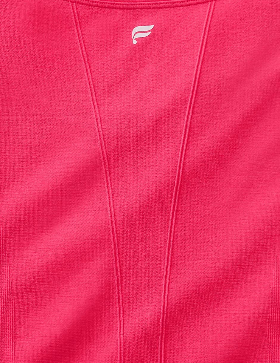 Playera manga corta cuello redondo para mujer