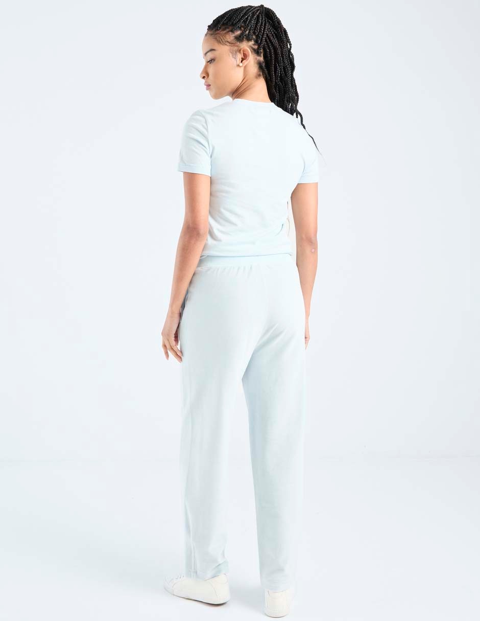 Pants regular con elástico para mujer
