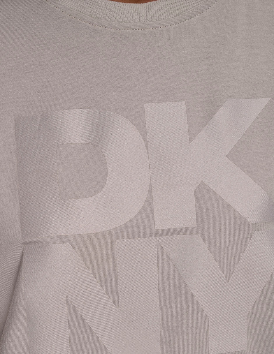 Playera manga corta Dkny cuello redondo para mujer