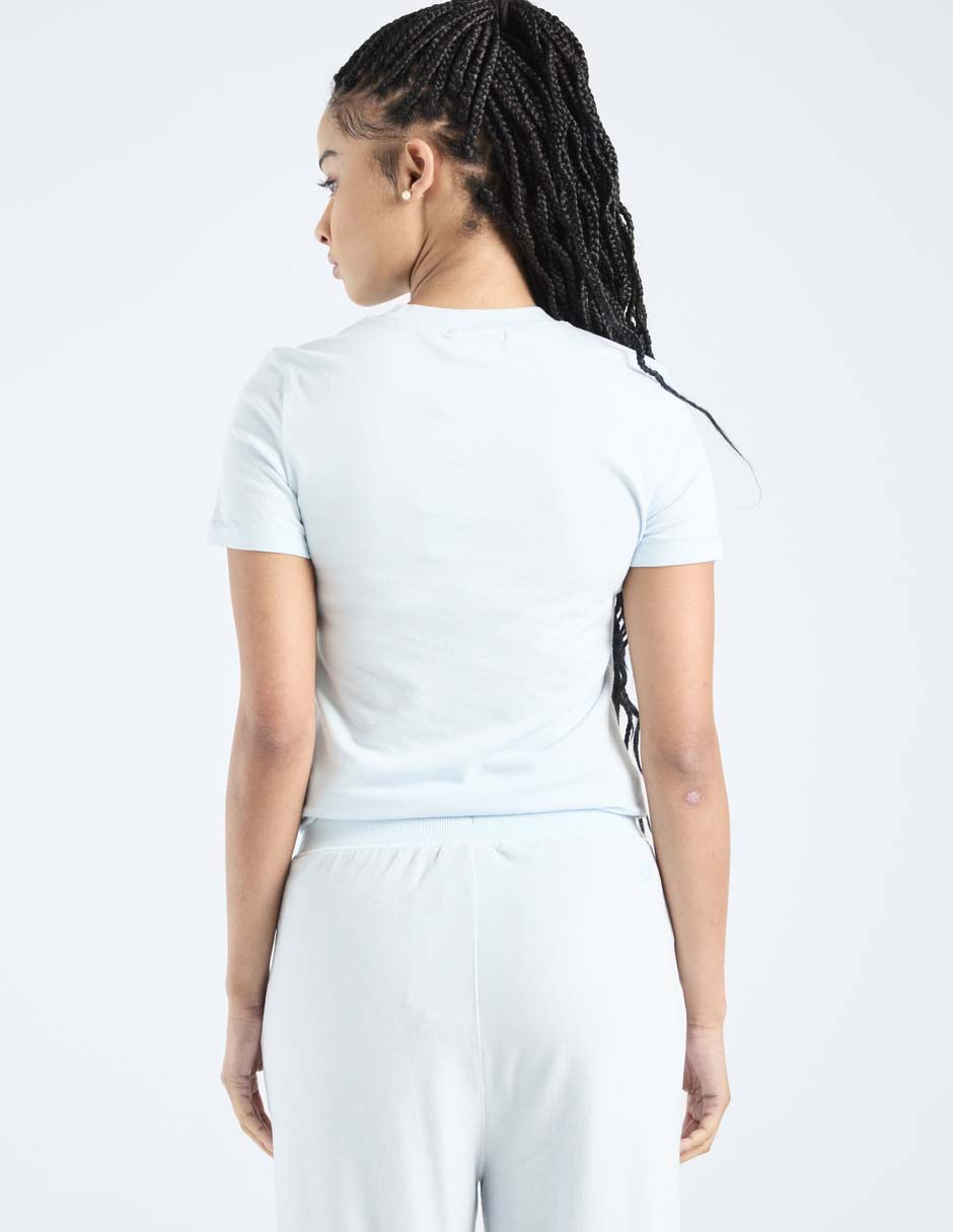 Playera manga corta cuello redondo para mujer 5