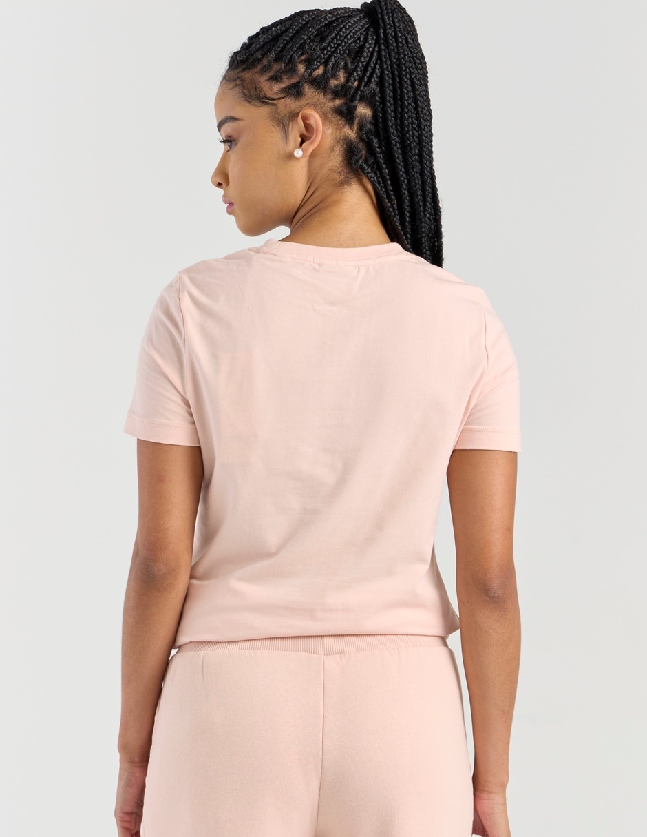 Playera manga corta Guess cuello redondo para mujer