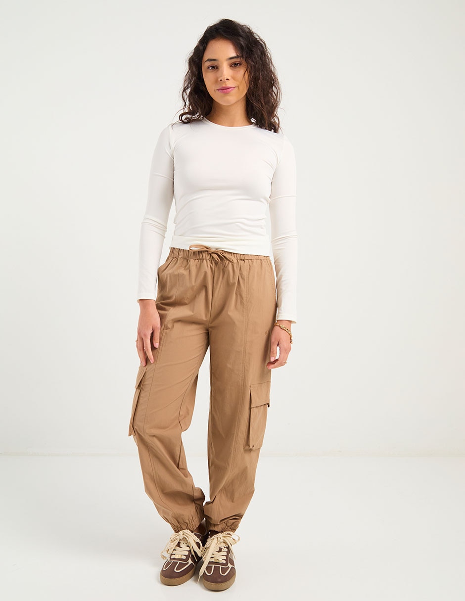 Pantalón cargo regular para mujer Pantalón cargo regular para mujer