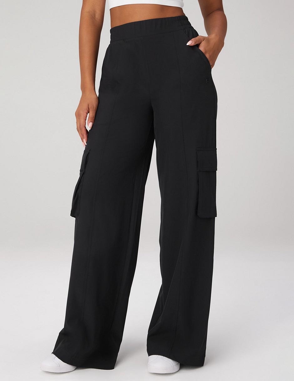 Pants regular con elástico para mujer Pants regular con elástico para mujer
