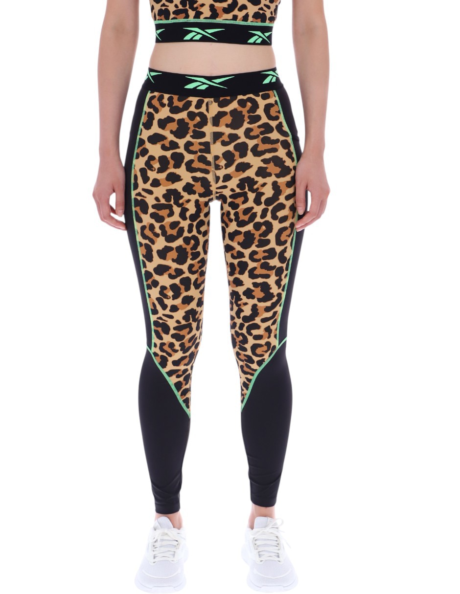 Legging Reebok a la cintura con elástico para mujer