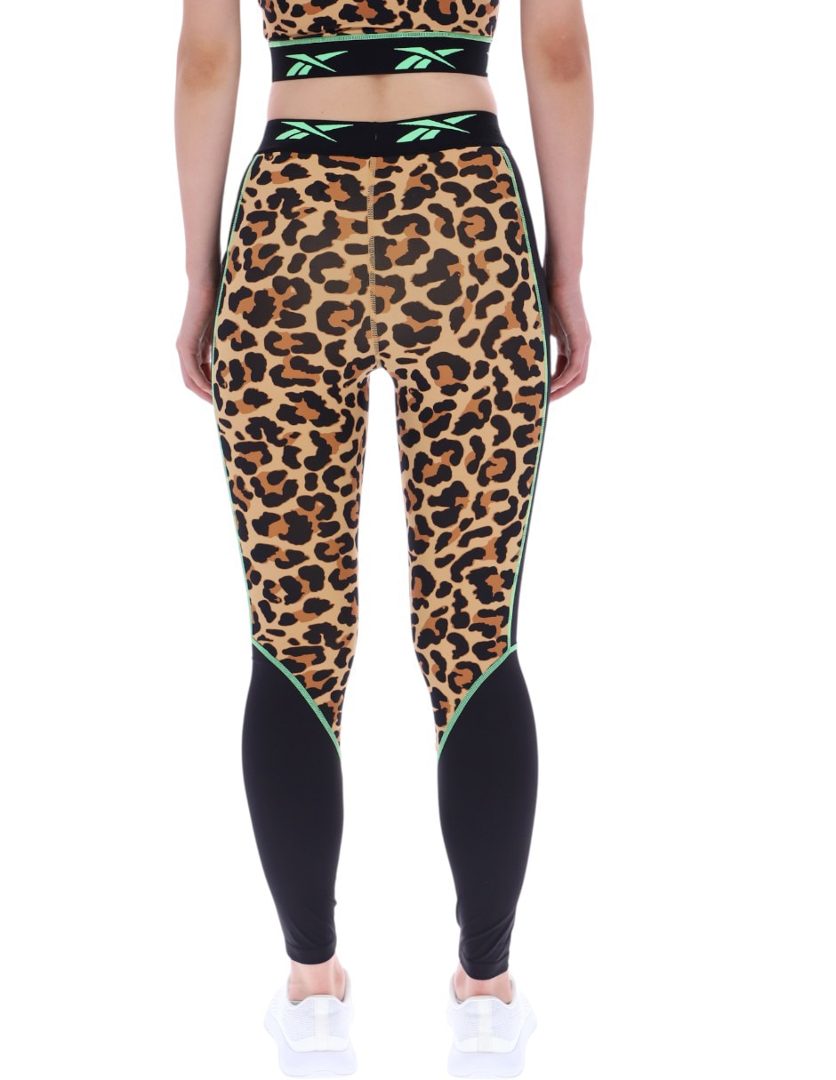 Legging Reebok a la cintura con elástico para mujer