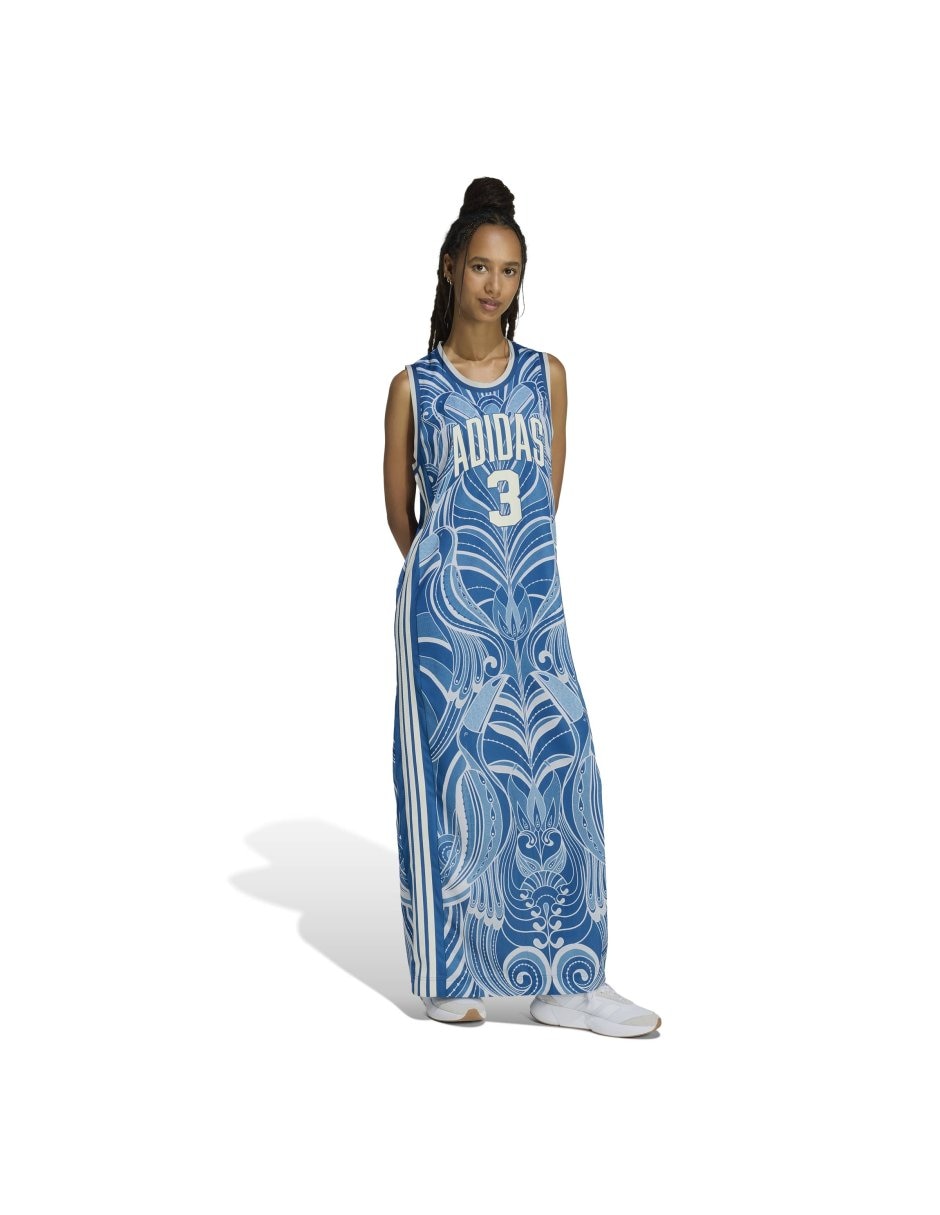 Vestido largo casual Adidas Sportswear Brand Collaboration para mujer