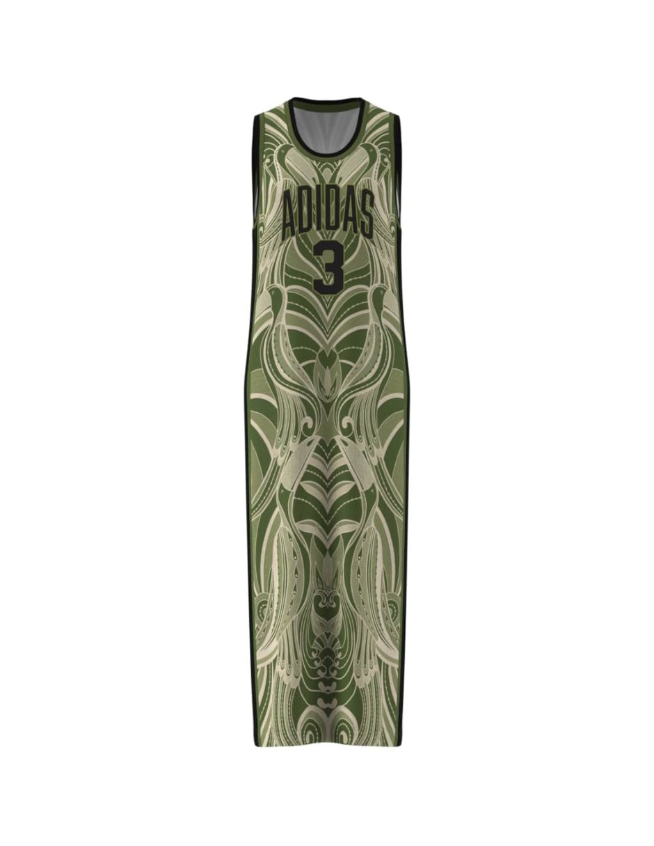 Vestido largo casual Adidas Sportswear Brand Collaboration para mujer