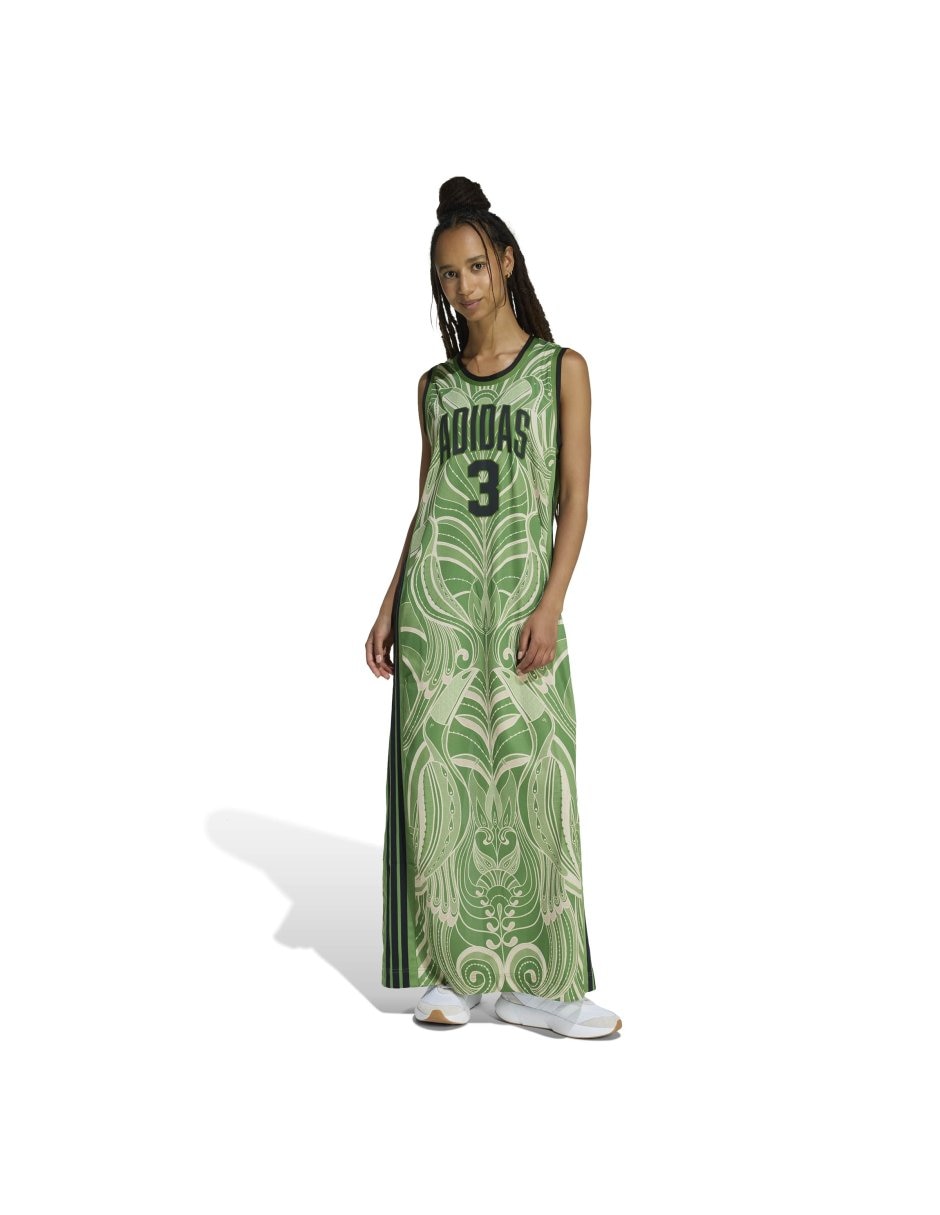 Vestido largo casual Adidas Sportswear Brand Collaboration para mujer