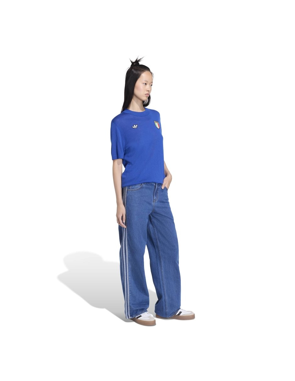 Pantalón relaxed Adidas Originals wide leg para mujer
