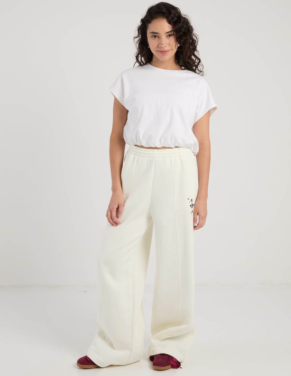 Pantalón relaxed Adidas Originals wide leg para mujer