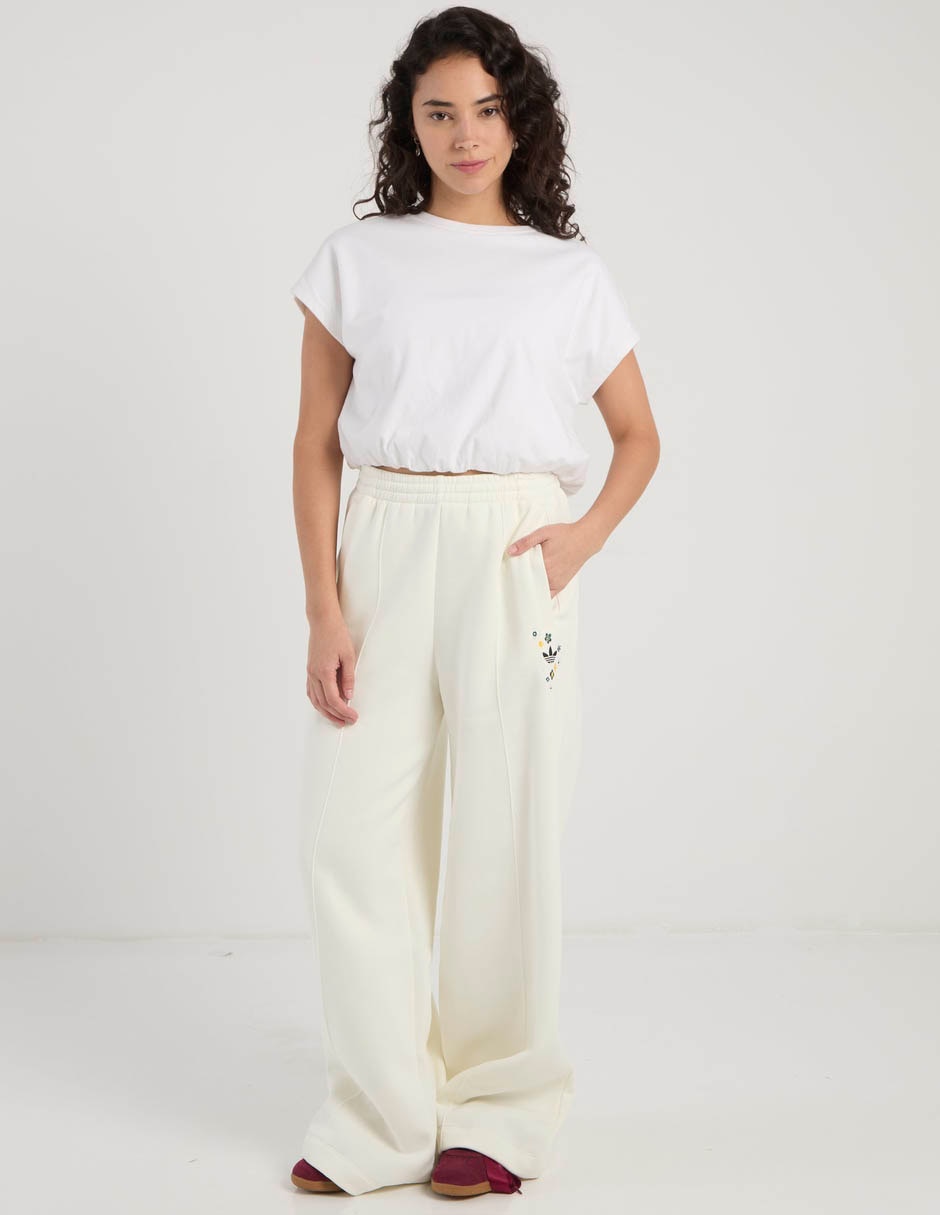 Pantalón relaxed Adidas Originals wide leg para mujer