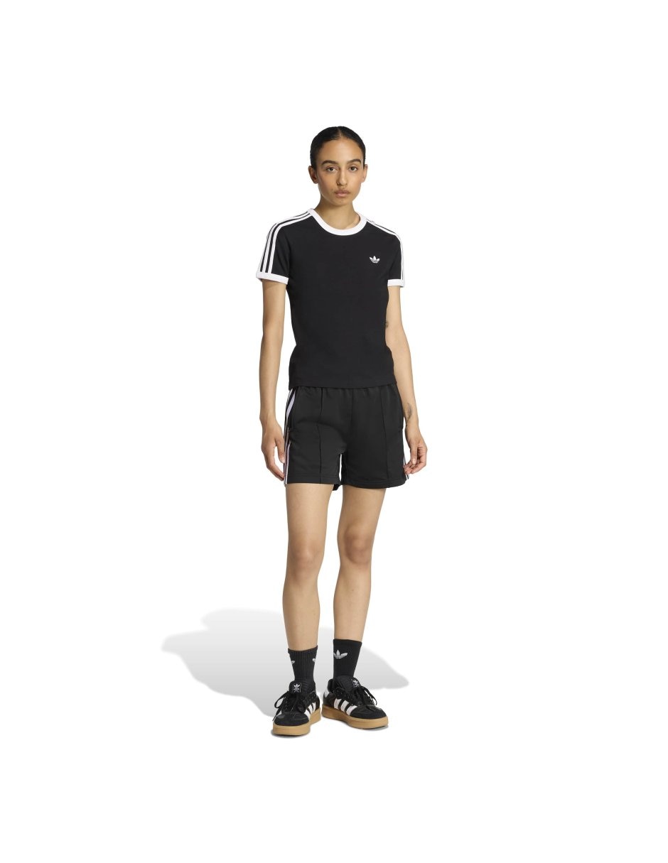 Playera manga corta Adicolor cuello redondo para mujer 4
