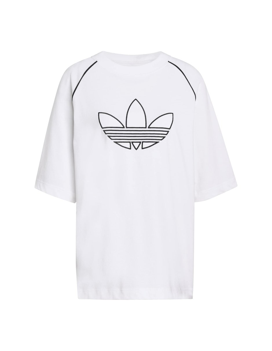 Playera manga corta Adidas Originals Adicolor cuello redondo para mujer