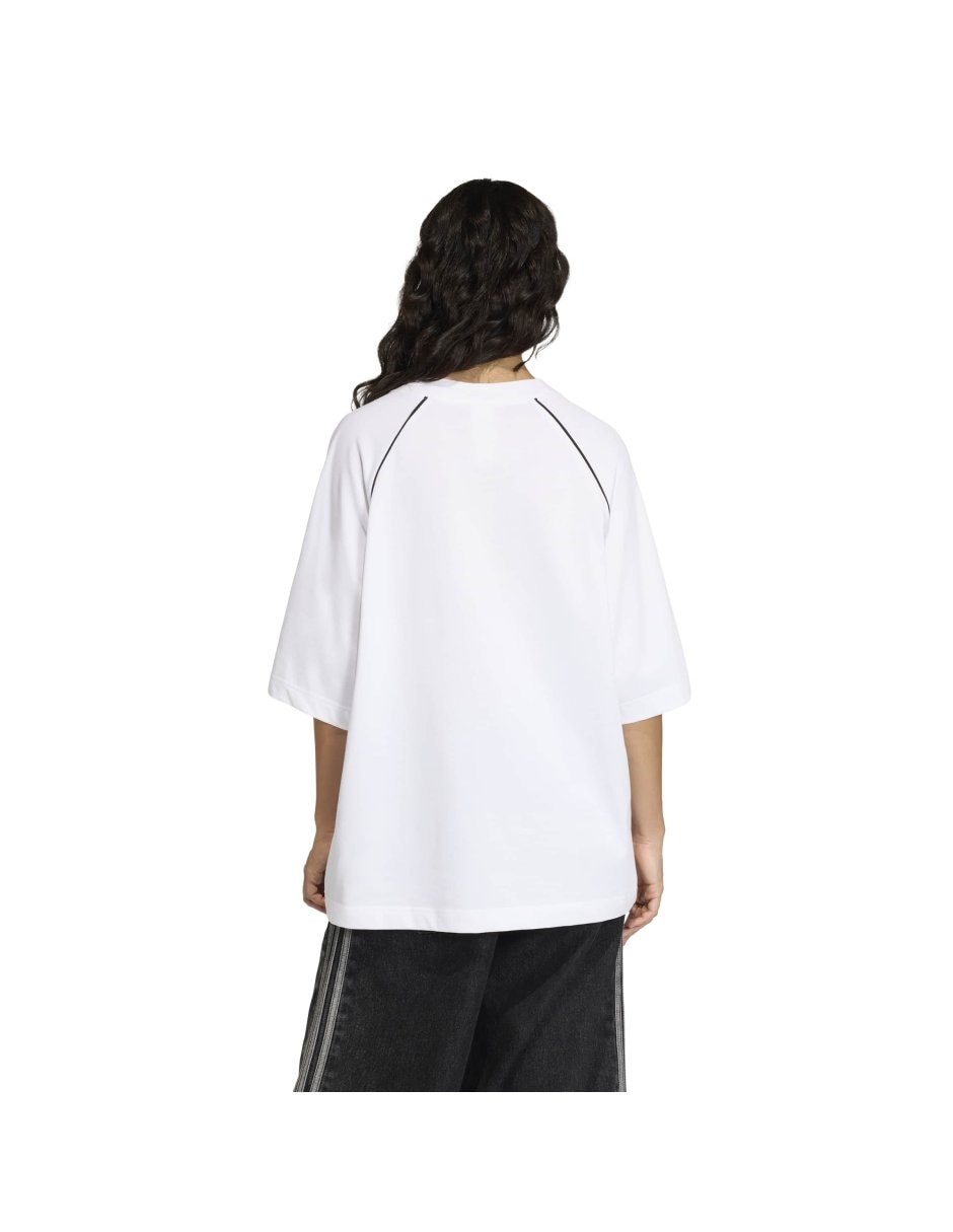 Playera manga corta Adidas Originals Adicolor cuello redondo para mujer