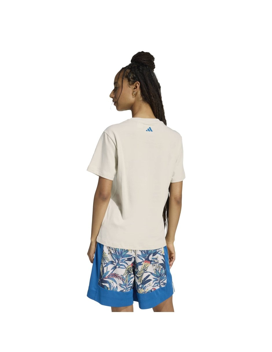 Playera Brand Collaboration manga corta para mujer
