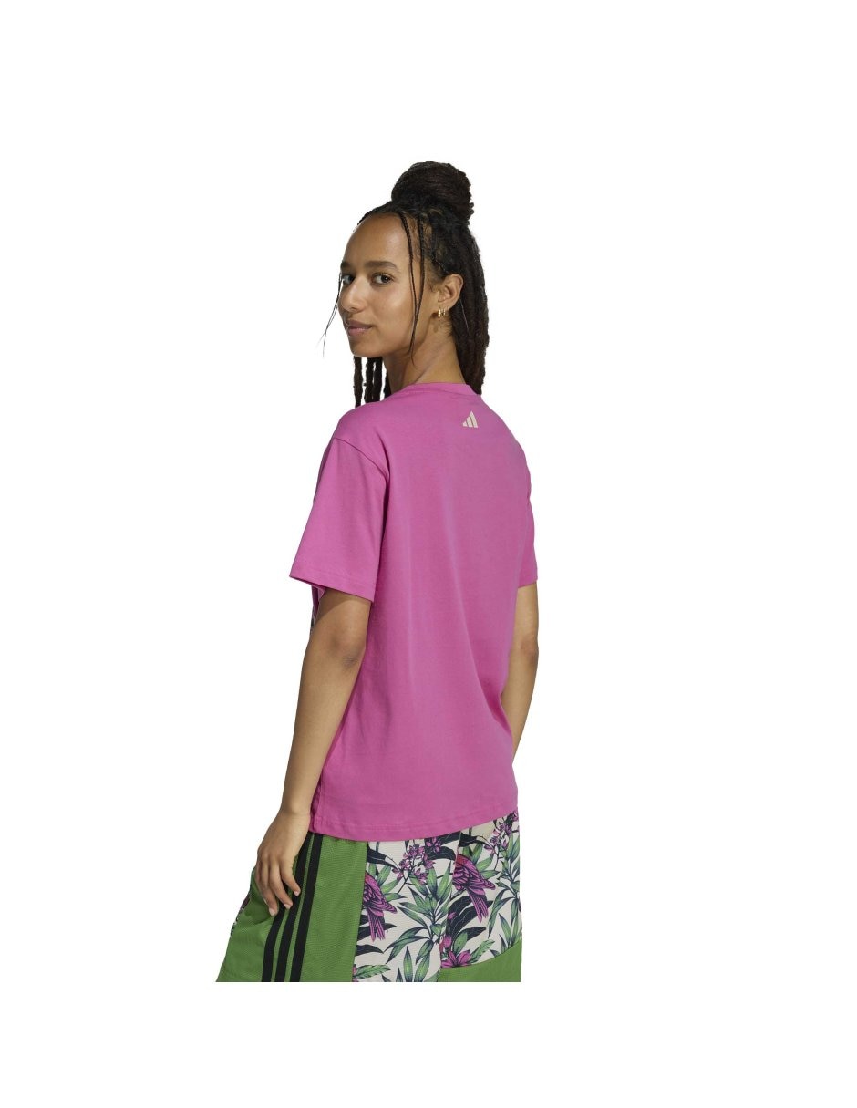 Playera Brand Collaboration manga corta para mujer 3