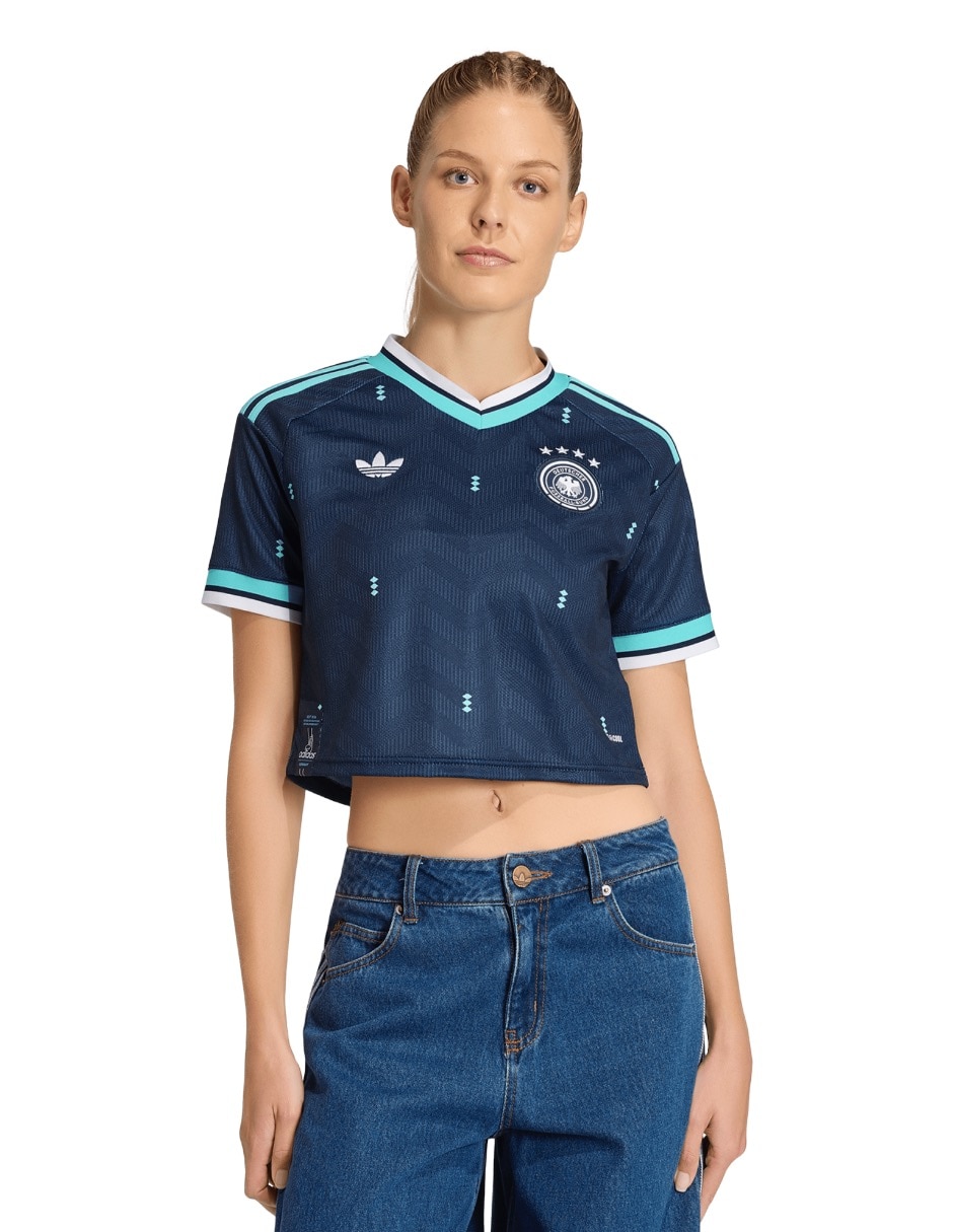 Playera manga corta Alemania Dfb cuello redondo mujer