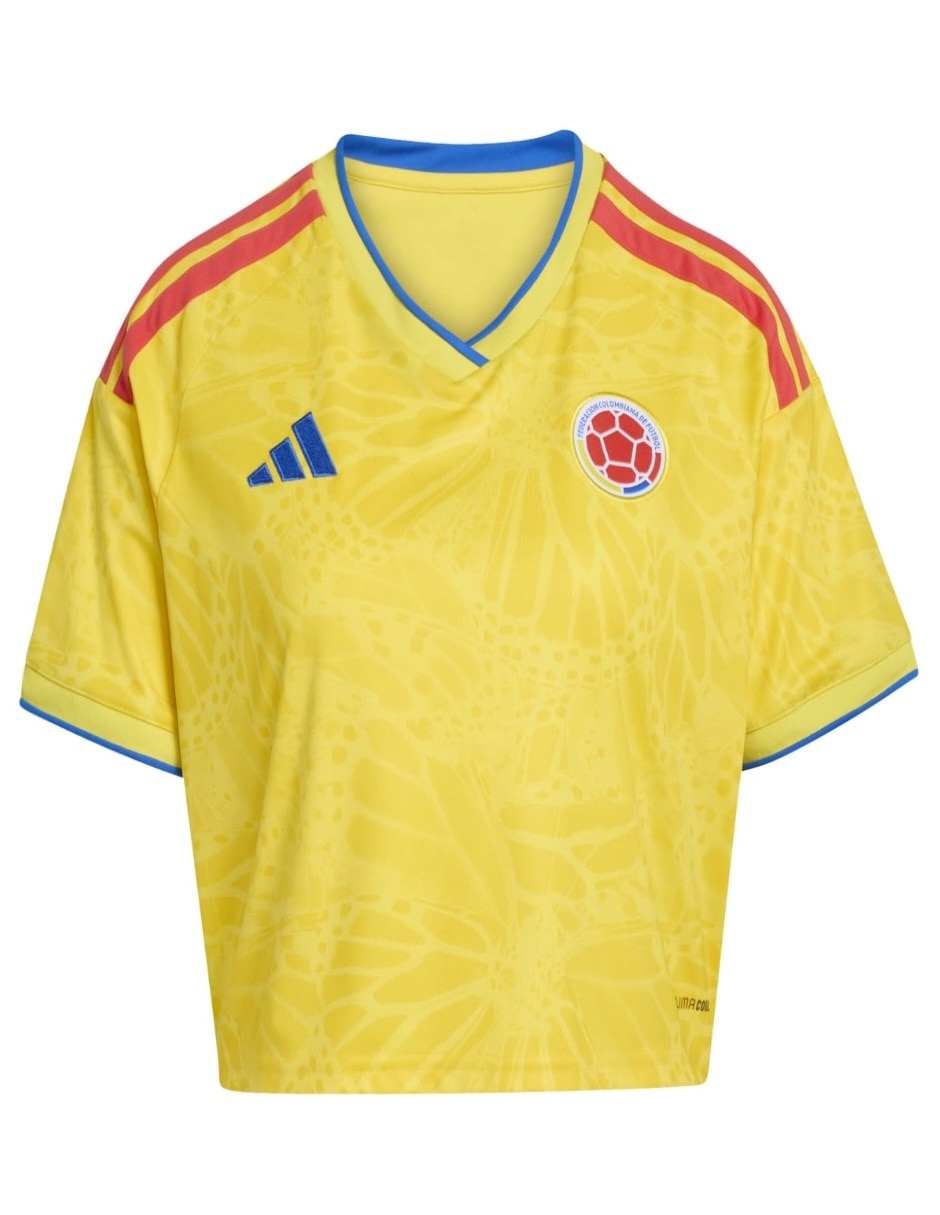 Playera Federación Colombia manga regular para mujer 6